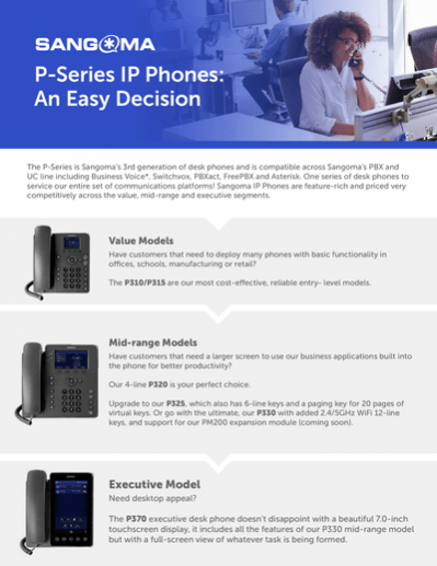 P-Series Reseller Sheet Page One