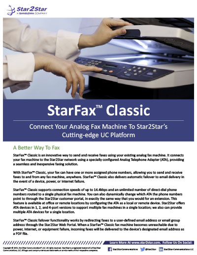 StarFax Classic