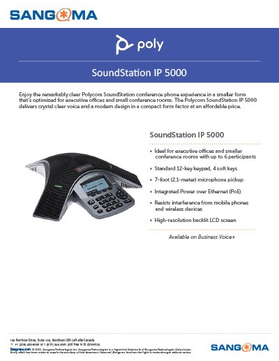 Poly SoundStation 5000