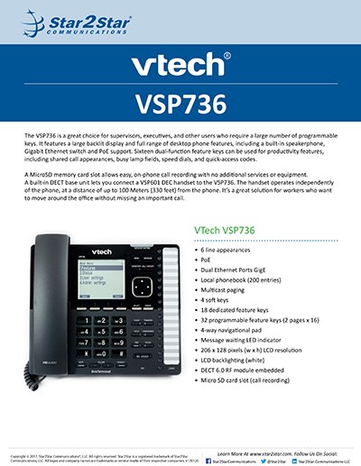 VTech VSP736