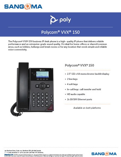 Poly VVX 150
