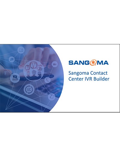 Sangoma Contact Center IVR Builder