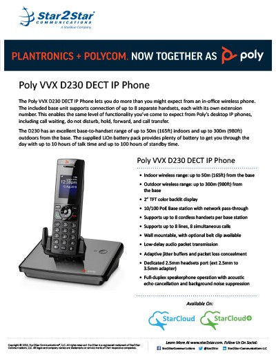 Poly Polycom D230 DECT
